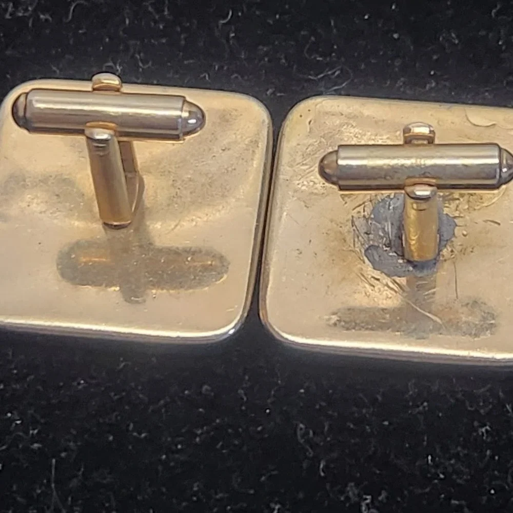 Egyptian Revival Panel Cufflinks‎